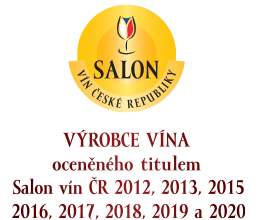 Výrobce vína oceněného titulem Salon vín České republiky 2012, 2013, 2015, 2016, 2017 a 2018